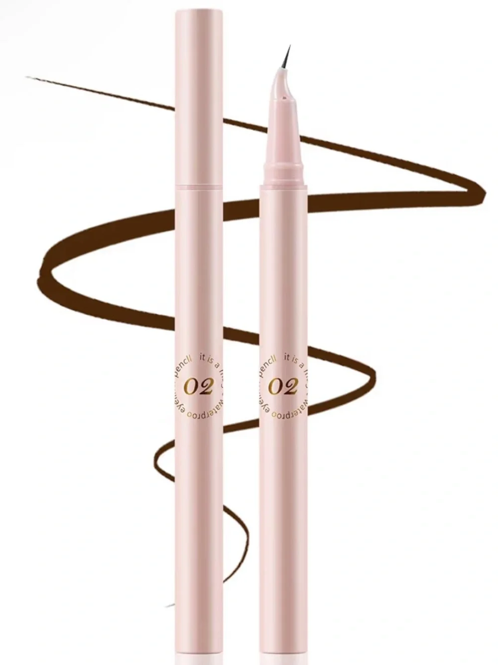 Liquid Eyeliner Pen, Matte Eye Liner with Precision Tip, Long Lasting Eyeliner